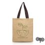 Strapcote Sac en jute, avec anses en coton
