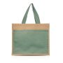 SunSet Sac en jute avec poche frontale 100% coton