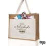 SunSet Sac en jute avec poche frontale 100% coton