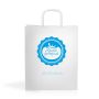 WKraft03 Sac papier kraft 90g/m2 22X27X10cm - blanc