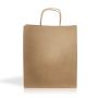 Kraft08 Sac en papier kraft 90g/m2 28X32X10cm