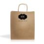 Kraft08 Sac en papier kraft 90g/m2 28X32X10cm