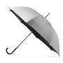 Parapluie automatique Silum, en P-190T argenté, poignée en plastique