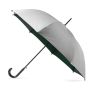Parapluie automatique Silum, en P-190T argenté, poignée en plastique