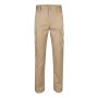 VL LUGH Pantalon stretch multi-poches (240g/m²) en coton (46%), EME (38%) et polyester (16%).