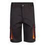 VL HEMERA Bermuda stretch bicolore multipoches (240g/m²), en coton (46 %), EME (38 %) et polyester (16 %).