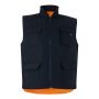 VL DIANA Gilet matelassé (220g/m²), réversible et multi-poches, en polyester (100%), avec fermeture éclair et tirette réversible