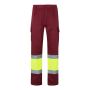 VL ATHENA Pantalon bicolore en sergé (210g/m²), doublé, multipoches, en coton (20%) et polyester (80%).