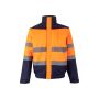 VL JUPITER Veste matelassée bicolore (180g/m²) en polyester (100%), avec enduction PU