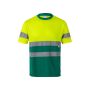 T-shirt technique bicolore bird-eye VL BRAHMA (140g/m²), en polyester (100%).