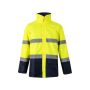 Parka bicolore VL THEMIS (190g/m²), en polyester (100%), avec revêtement en PU