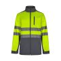 VL HESTIA Veste bicolore softshell (280g/m²), en polyester (96%) et élasthanne (4%).