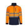 VL HESTIA Veste bicolore softshell (280g/m²), en polyester (96%) et élasthanne (4%).