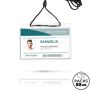 Fly Identificateur en PVC, avec cordon pour le cou