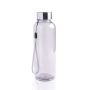 Bouteille RPET 500ml en RPET, avec bouchon en acier et cordon