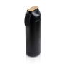 Drinko Bouteille isotherme 600ml, détail en bambou