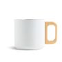 Neosteel Tasse en acier inoxydable 350ml à double paroi, poignée en bois