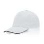 Zectra Casquette pour adulte, visière sandwich, en coton peigné