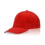 Zectra Casquette pour adulte, visière sandwich, en coton peigné