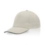 Zectra Casquette pour adulte, visière sandwich, en coton peigné