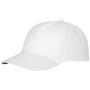 Casquette en coton 5 panneaux avec renfort et fermeture auto-agrippante 