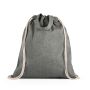 Saco à dos type sac à dos en coton recyclé (70 %) et polyester (30 % rPET) (140 g/m²)