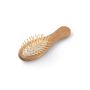 DERN Brosse à cheveux en bois avec dents en bambou