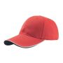 Casquette Sandwich à Passepoil Zoom, 35% coton / 65% polyester