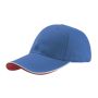Casquette Sandwich à Passepoil Zoom, 35% coton / 65% polyester