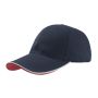 Casquette Sandwich à Passepoil Zoom, 35% coton / 65% polyester