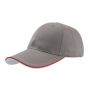 Casquette Sandwich à Passepoil Zoom, 35% coton / 65% polyester