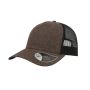 Rapper Mélange Casquette Rapper Mélange, 73% coton/27% polyester