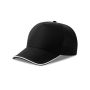 RECY FIVE PIPING Casquette Recy Five Piping, 100% Polyester Recyclé