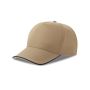 RECY FIVE PIPING Casquette Recy Five Piping, 100% Polyester Recyclé