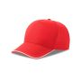 RECY FIVE PIPING Casquette Recy Five Piping, 100% Polyester Recyclé