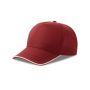 RECY FIVE PIPING Casquette Recy Five Piping, 100% Polyester Recyclé