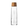 Bouteille en verre BB en verre recyclé 750ml, bouchon en bambou
