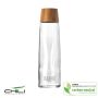 Bouteille en verre BB en verre recyclé 750ml, bouchon en bambou