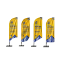 Drapeau Wing 100 % Personnalisé, 6.3 STRONG