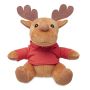 Renne en peluche avec capuche
