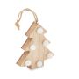 Sapin de Noël en bois avec lumières