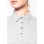Polo en jersey femme à manches courtes