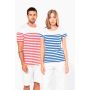 T-shirt style marin biologique à col rond pour homme