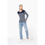 T-shirt femme style marin à manches longues