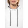 Sweat à capuche contrasté pour femme