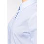 Chemise femme en popeline à manches longues