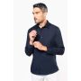 Chemise homme en popeline à manches longues