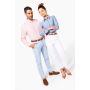 Chemise femme manches longues en Oxford facile d'entretien