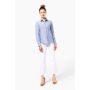 Chemise femme manches longues en Oxford facile d'entretien
