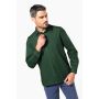 Chemise en popeline polyester/coton entretien facile